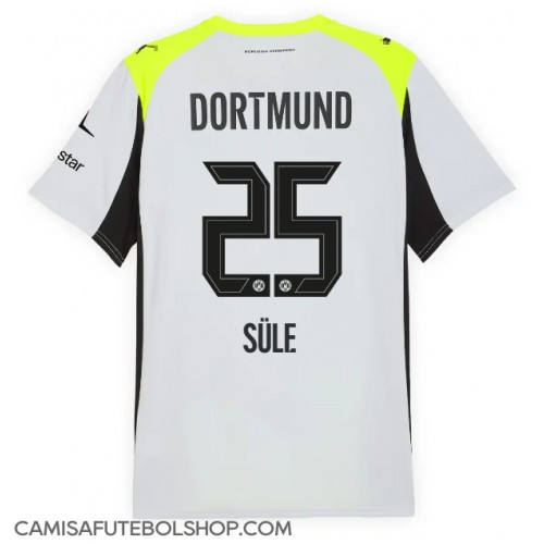 Camisa de time de futebol Borussia Dortmund Niklas Sule #25 Replicas 2º Equipamento 2025-26 Manga Curta